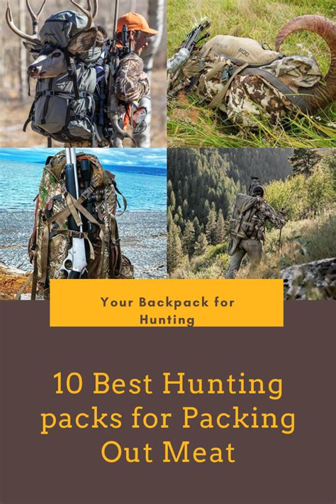 best hunting packs for packing out meat